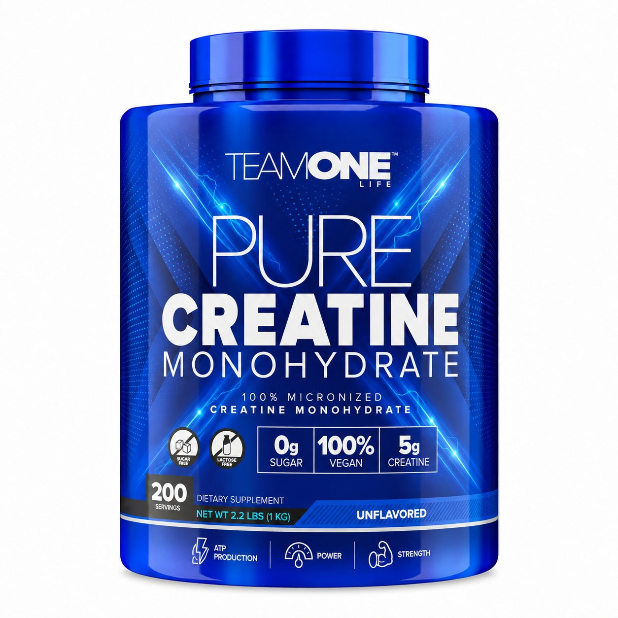 TeamOne Life PURE CREATINE MONOHYDRATE