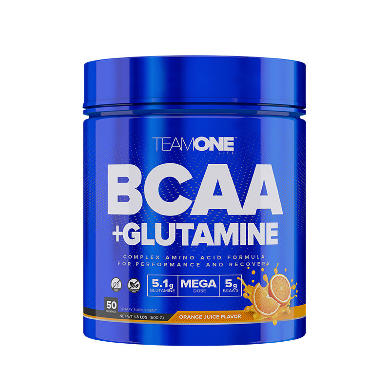 1up bcaa glutamine & l carnitine 1 UP Nutrition A powerful blend of essential amino acids for peak performance and immune support. TeamOne Life BCAA + Glutamine