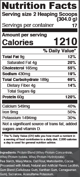 TeamOne Elite Weight Gainer